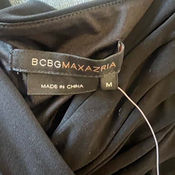 BCBG jersey net black dress - Picture 4 of 5